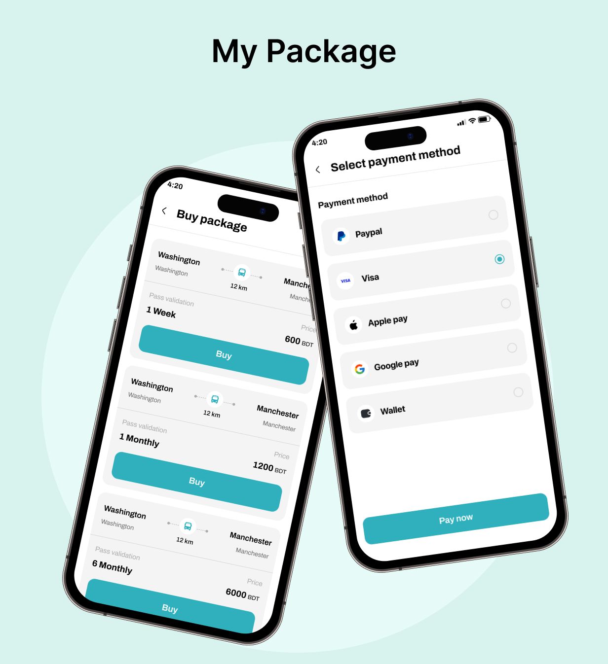 BusTracker UI Template: Online BusTracking App in Flutter(Android, iOS) | GoBusGuide App - 11