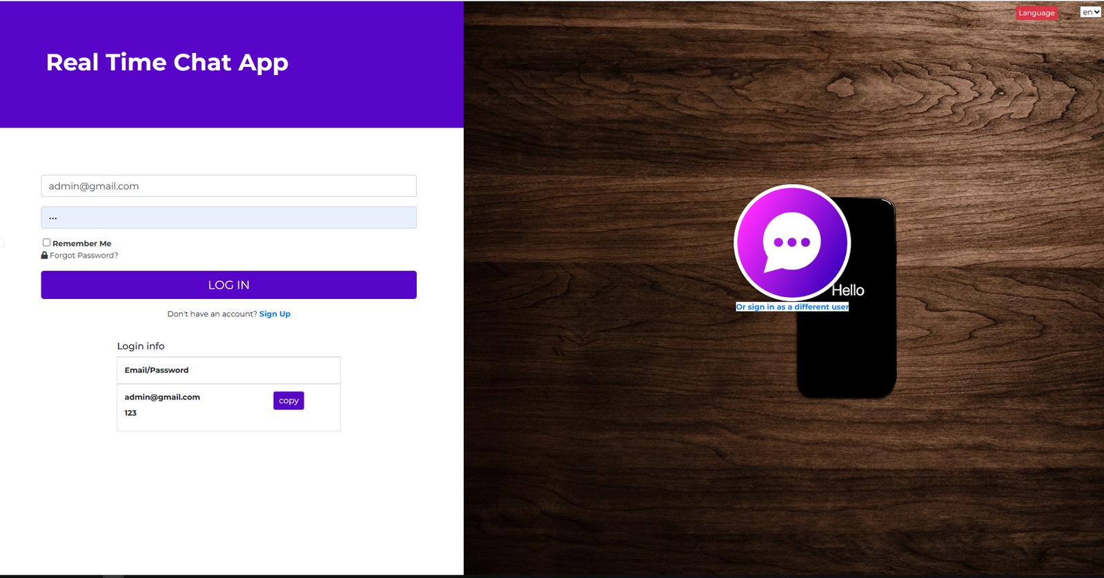 User Management and Realtime Chat App | ASP.NET | | SignalR | jQuery - 1