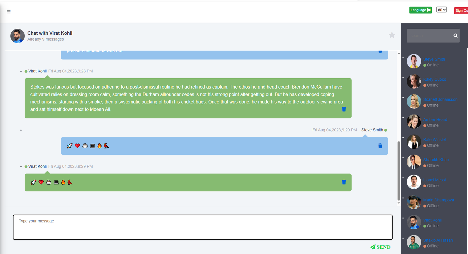 User Management and Realtime Chat App | ASP.NET | | SignalR | jQuery - 2