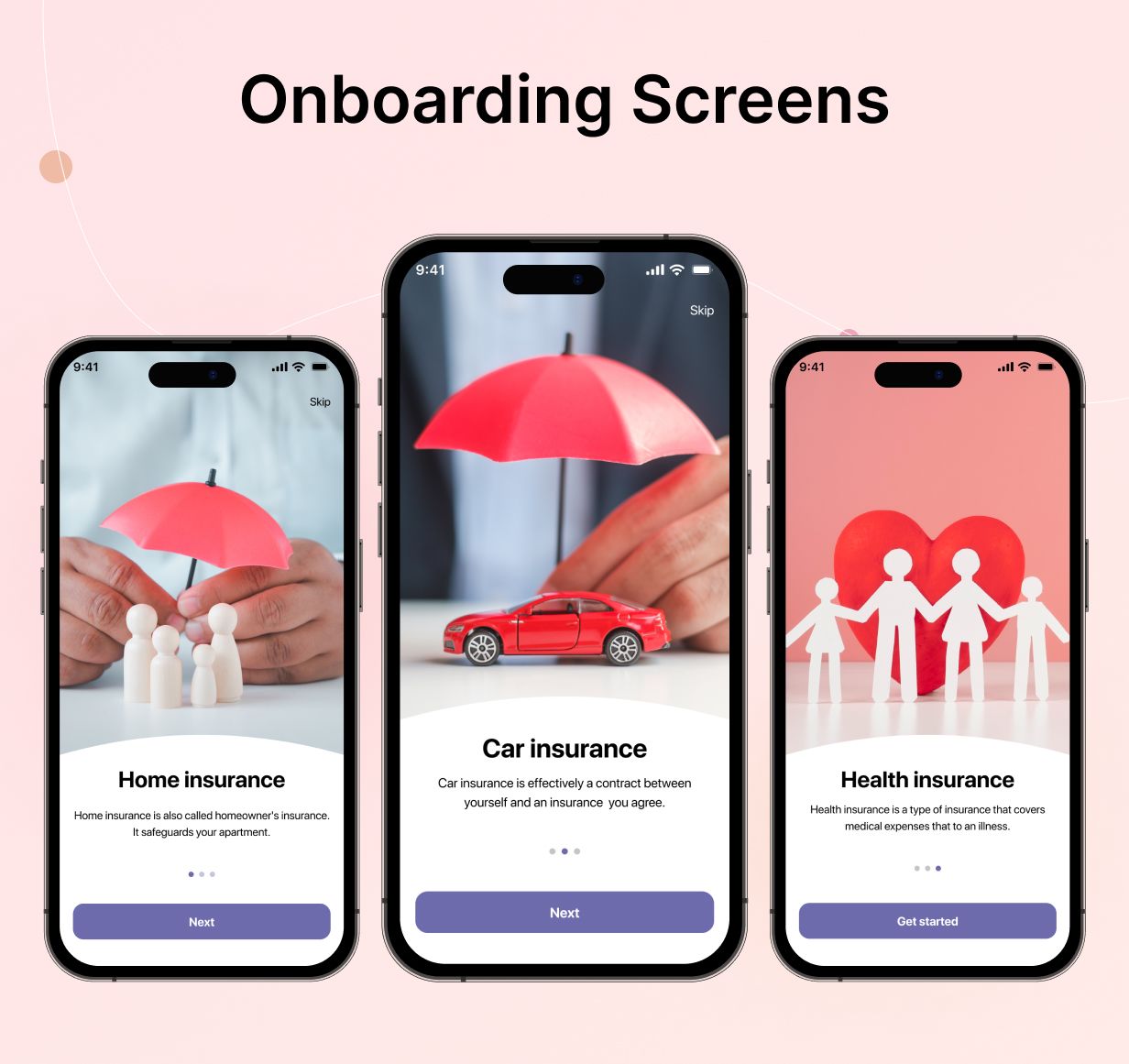 iCoverNow UI Template: Online Insurance app in Flutter(Android, iOS) | TrustyInsurance App - 7