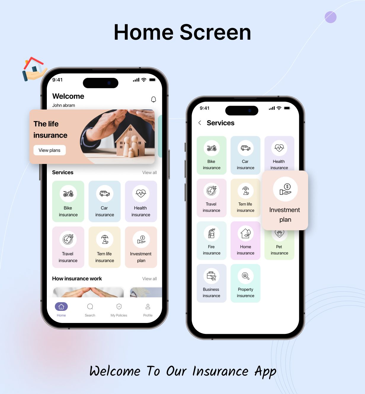 iCoverNow UI Template: Online Insurance app in Flutter(Android, iOS) | TrustyInsurance App - 9