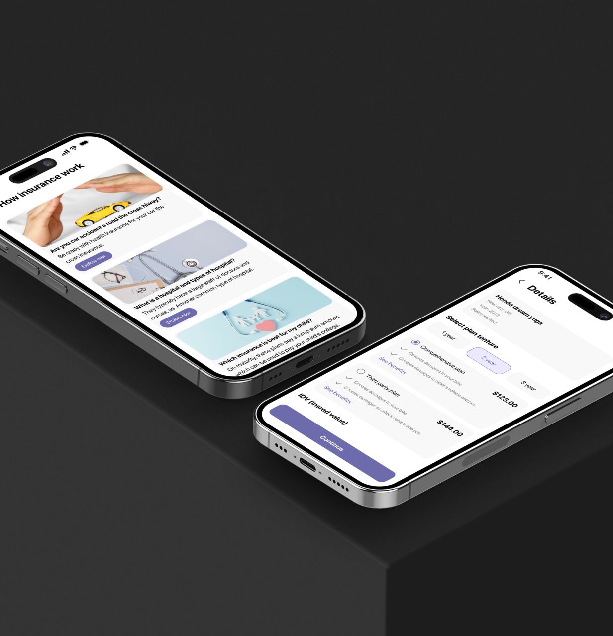 iCoverNow UI Template: Online Insurance app in Flutter(Android, iOS) | TrustyInsurance App - 17