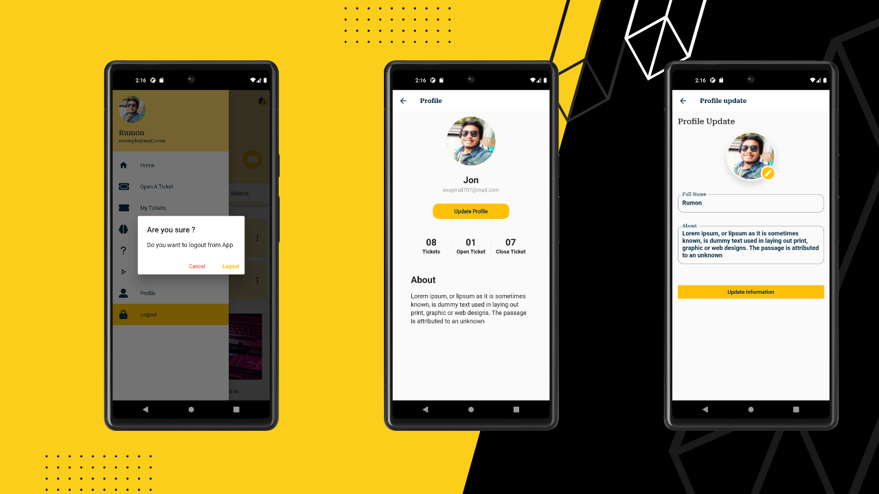 Rio Help Desk Ticketing Laravel-Dashboard And Flutter Agent, User Apps - 12