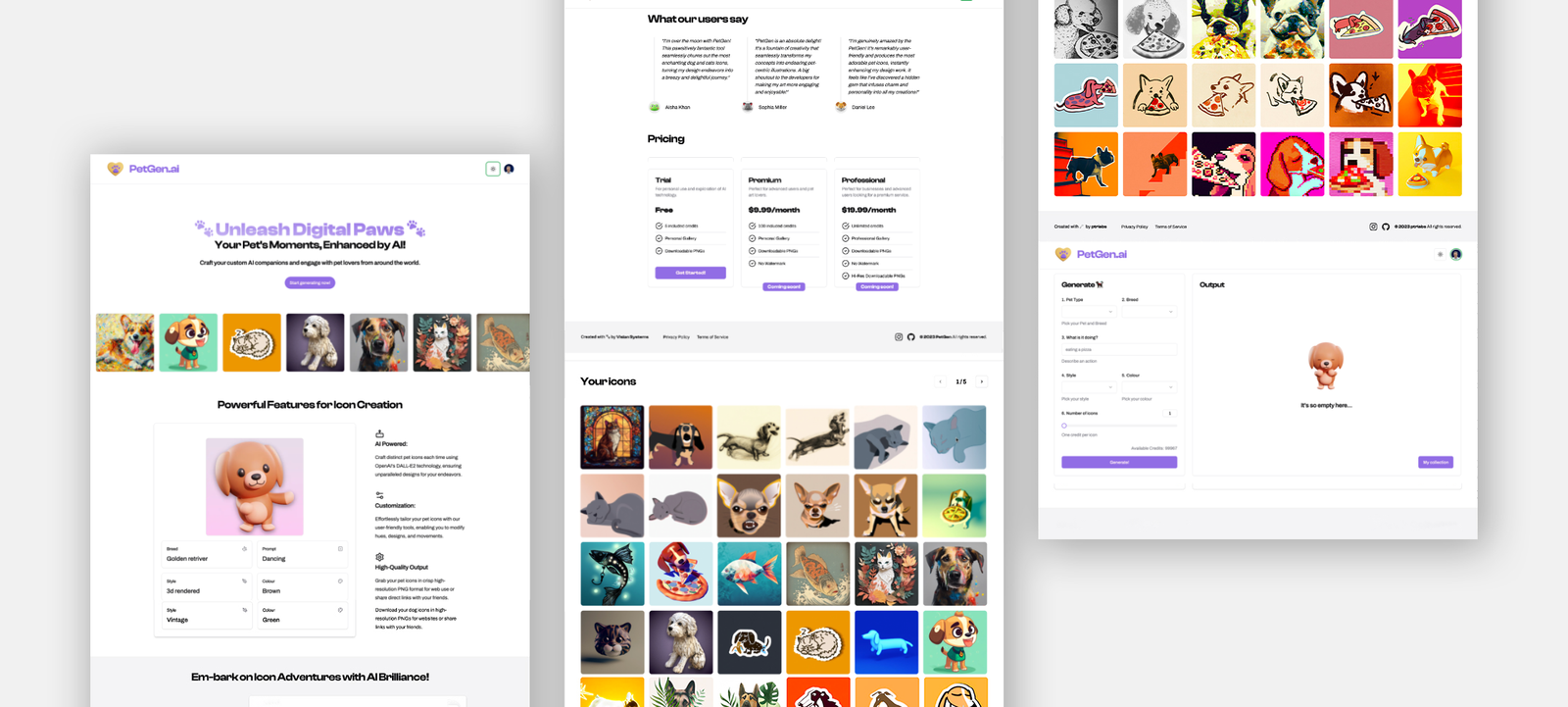PetGen - SaaS AI Pet Image Generator - 4