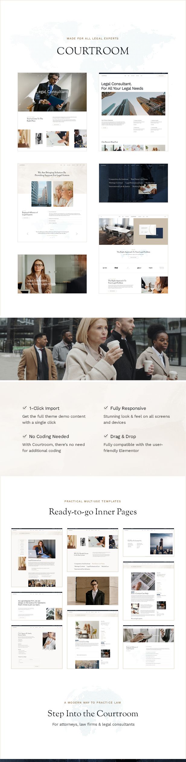 Courtroom - Lawyer and Law Firm Theme - 2