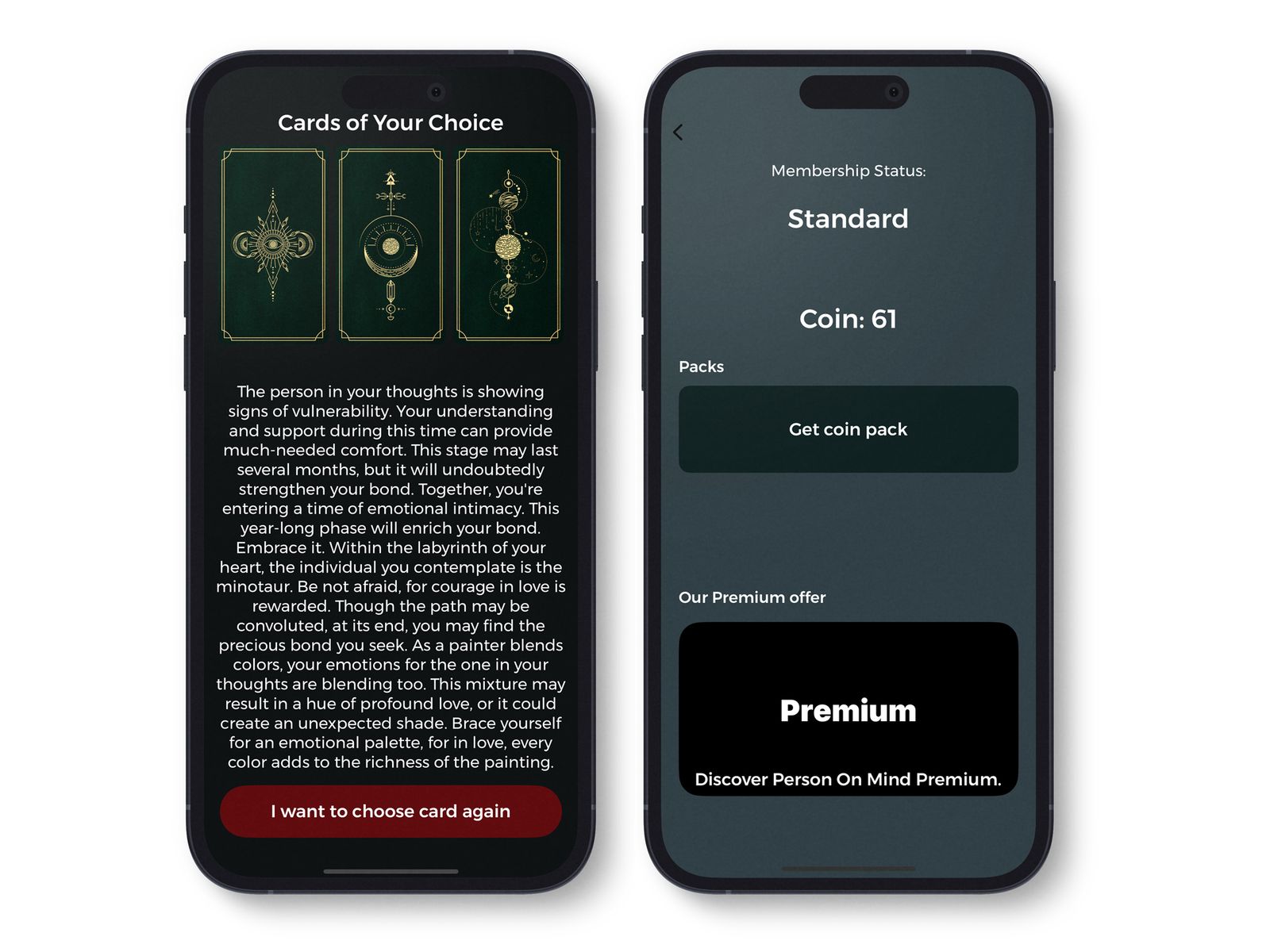 Person On My Mind - Tarot/Fortune Telling App for iOS - 3