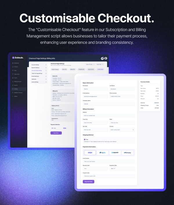 Zaisub - Subscription & Billing Management Laravel Script. - 5