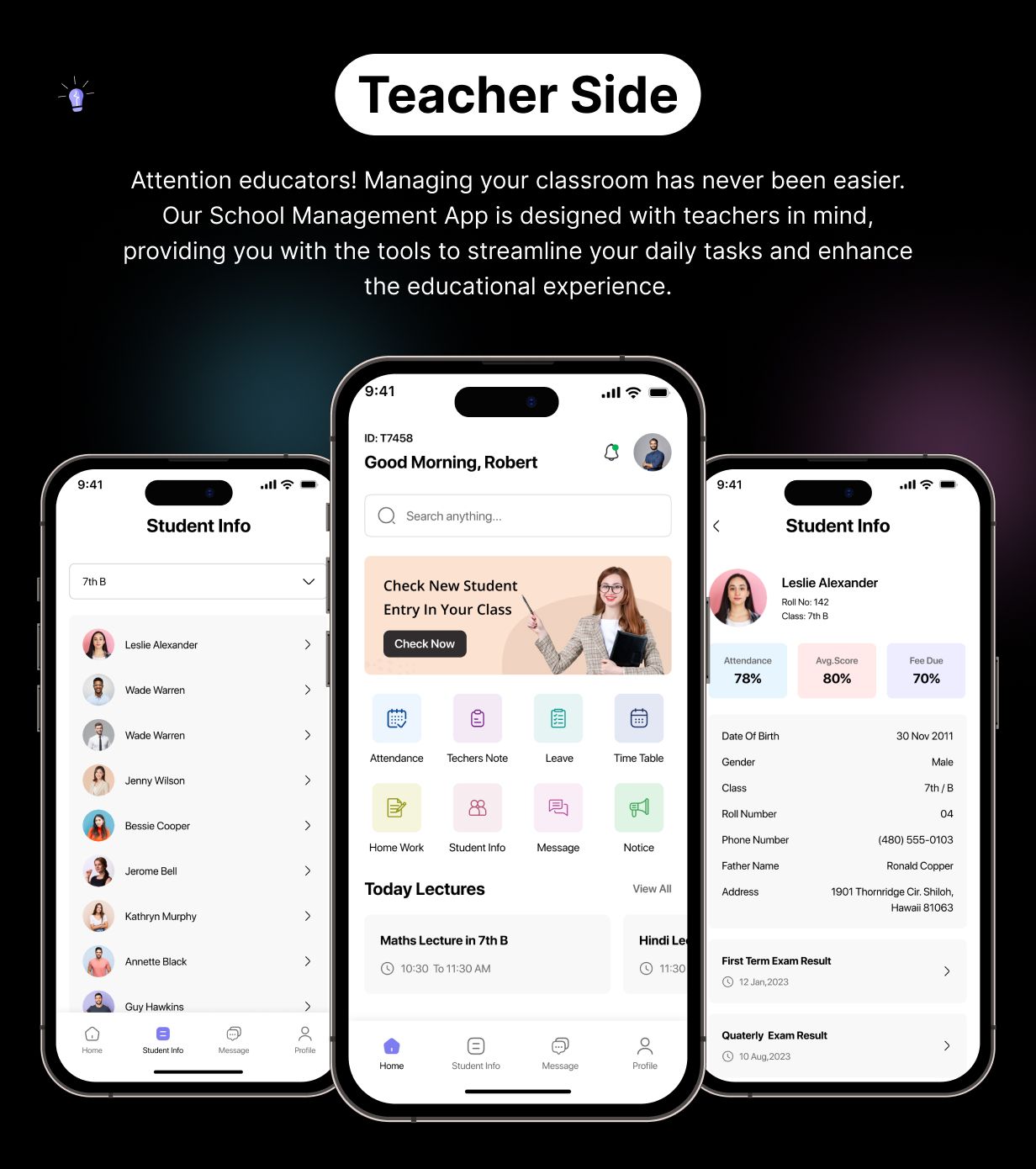 SchoolMate Template: School Management App in Flutter(Android, iOS) | 2 in 1 Student & Teacher App - 15