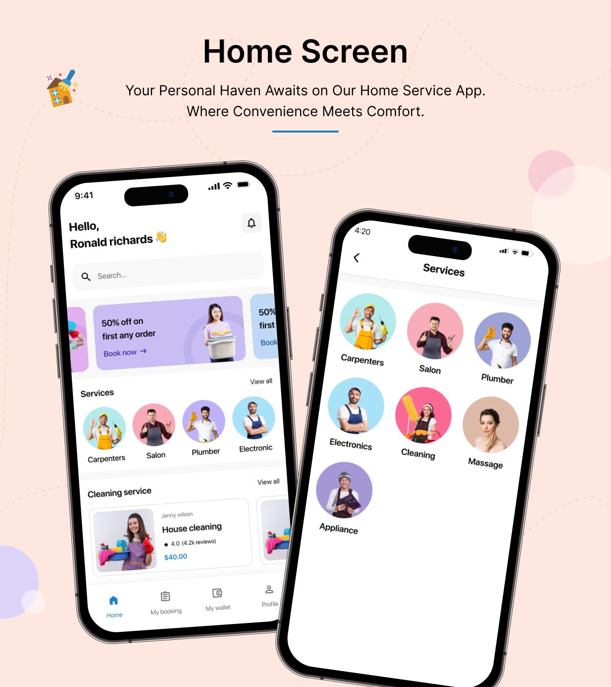 SmileHandyy Template: ProHome Services App in Flutter(Android, iOS) | 2 in 1 Customer & Provider App - 6