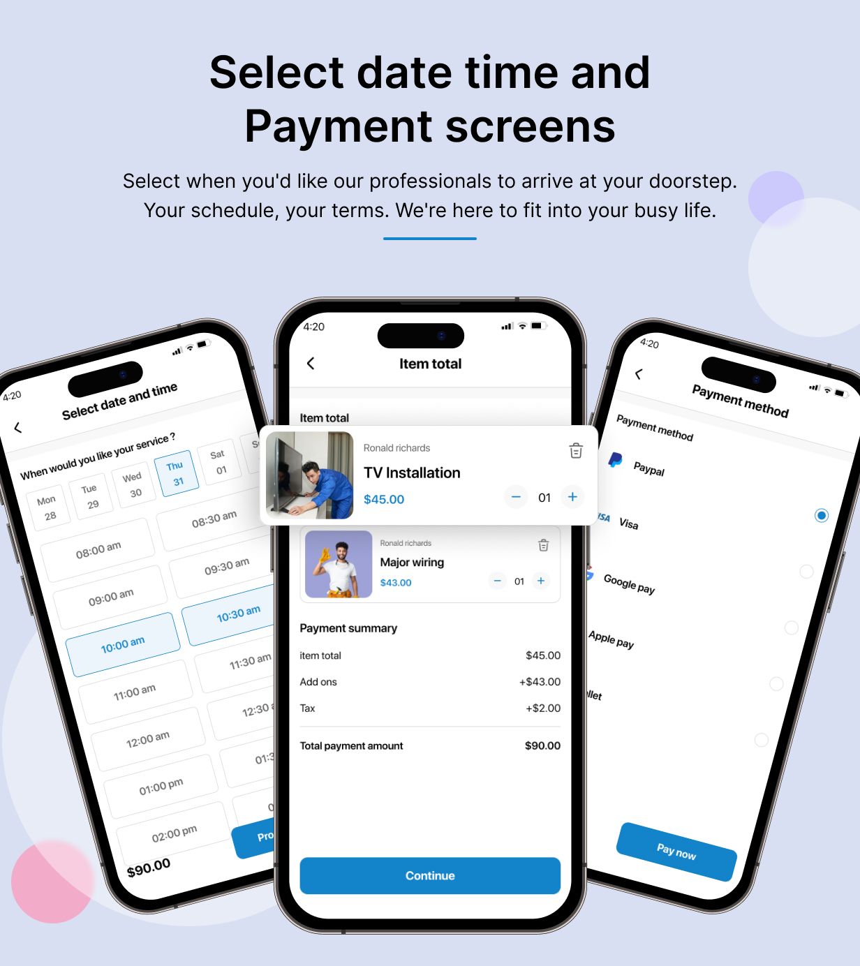 SmileHandyy Template: ProHome Services App in Flutter(Android, iOS) | 2 in 1 Customer & Provider App - 8