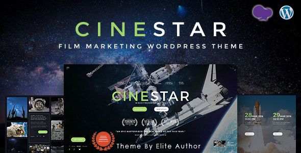 CINESTAR | Film Marketing Responsive WordPress Theme