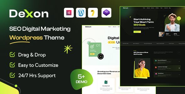 Dexon - SEO & Digital Marketing WordPress Theme