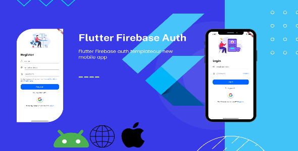 Flutter Firebase Authentication Template - code.market