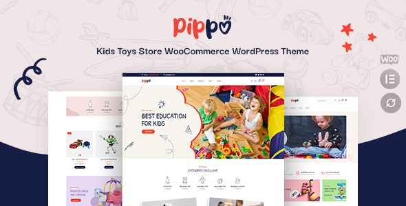 Pippo - Kids Toys Store WooCommerce WordPress Theme