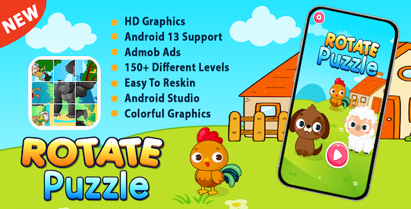 Rotate Puzzle Game For Kids + Ready For Publish + Android