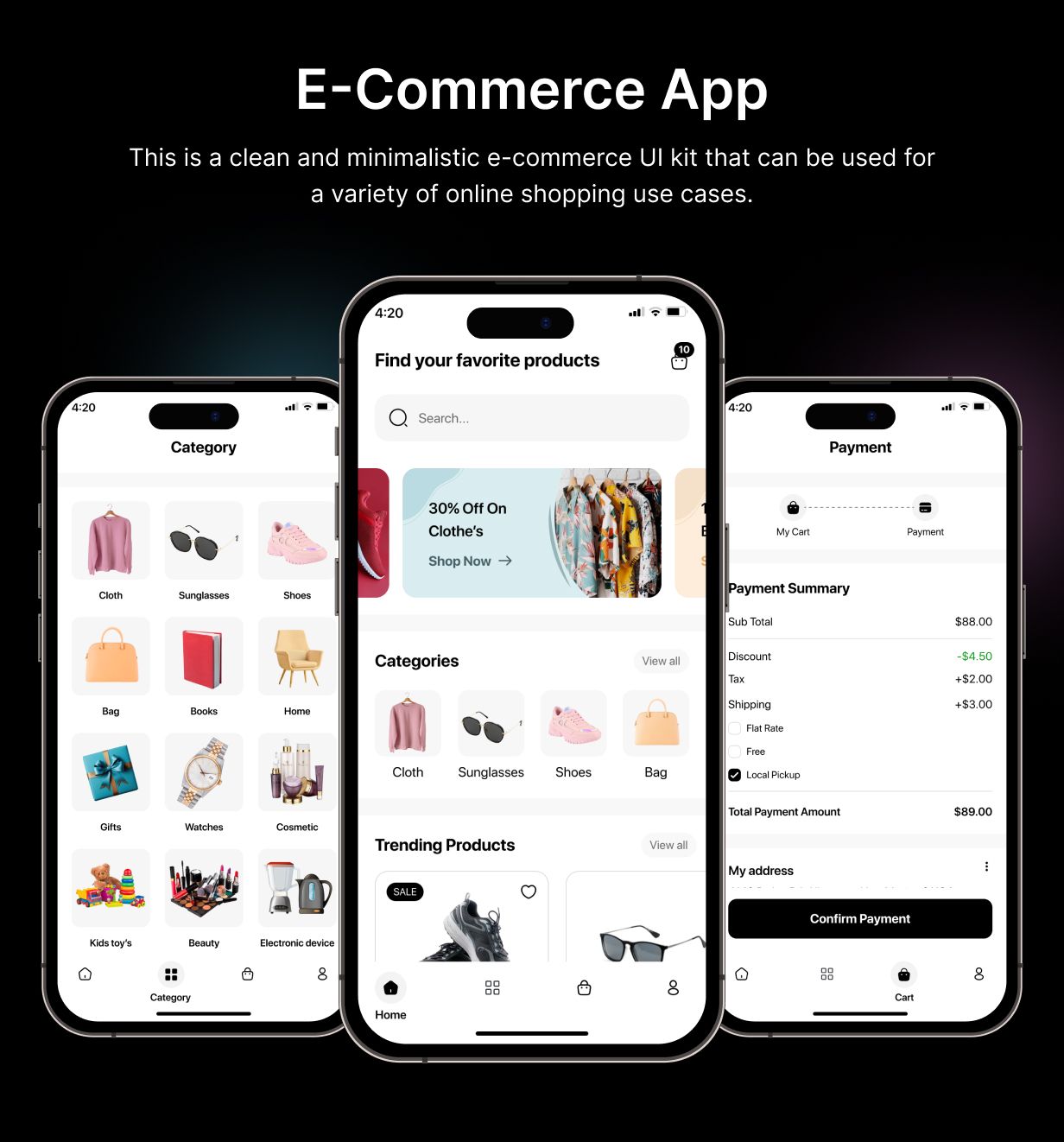 ShopWise E-commerce shopping app UI Template Flutter(Android, iOS) App | UrbanBuy App - 4