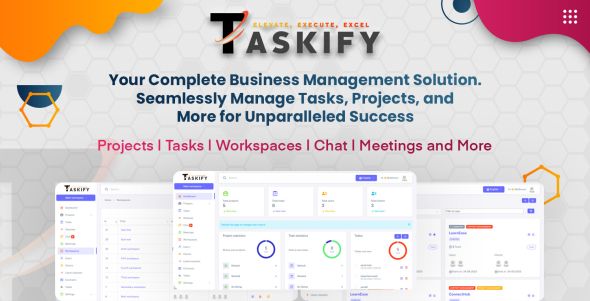 Taskify - Project Management - Task Management & Productivity Tool ...