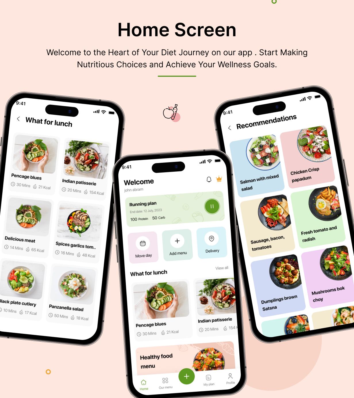 EatWise Template: Diet Recipe Planner App in Flutter(Android, iOS) | DailyDietGuide App - 7