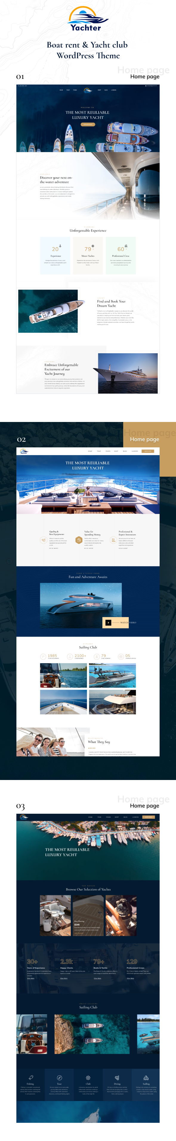 Yachter - Yacht and Boat Rental Service WordPress Theme - 3