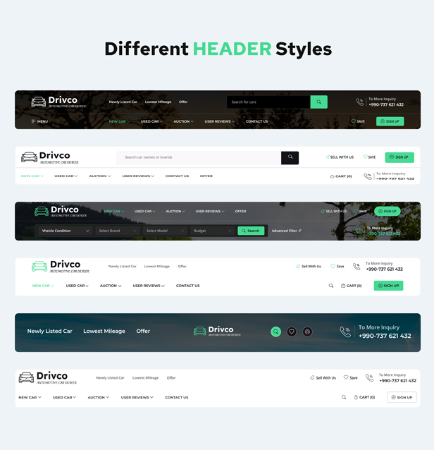 Drivco - Car Dealer and Listing WordPress Theme - 5