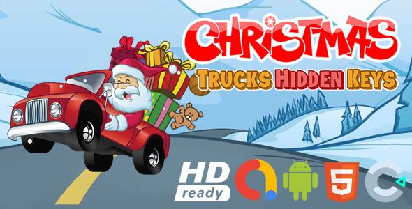 Christmas Trucks Hidden Keys