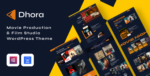 Dhora – Movie Production & Film Studio WordPress Theme