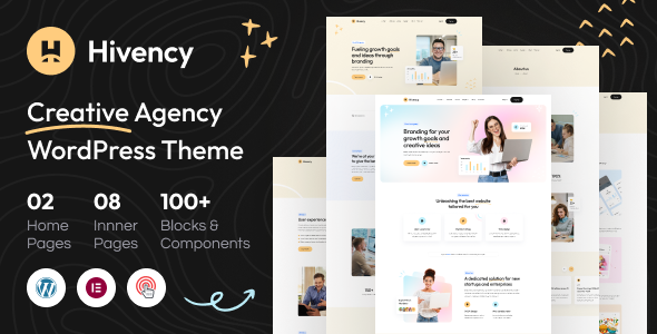Hivency - Creative Digital Agency WordPress Theme
