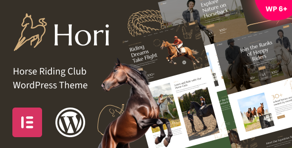 Hori - Horse Riding Club WordPress Theme
