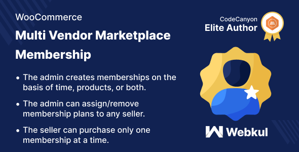 Multi Vendor Marketplace Membership for WooCommerce