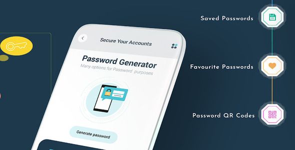 Strong Password Creator - Password QR COde Creator
