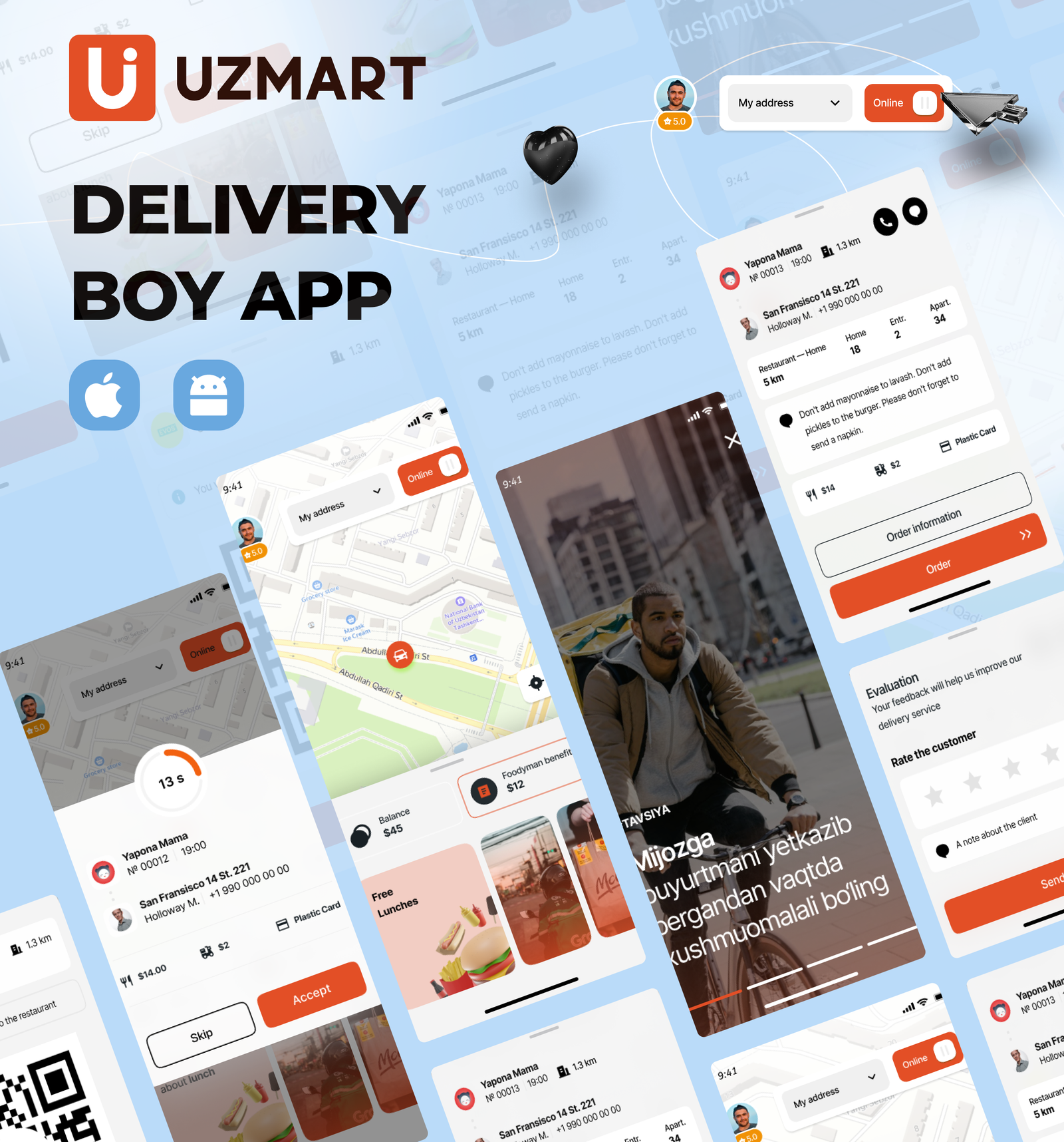 Uzmart - Delivery man app - 5