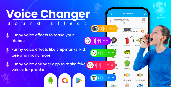 Voice Changer - Sound Effects - Audio Effects - Funny Voice Effects - Girls Voice Changer image