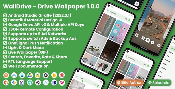 WallDrive - Drive Wallpaper App - Google Drive API v3