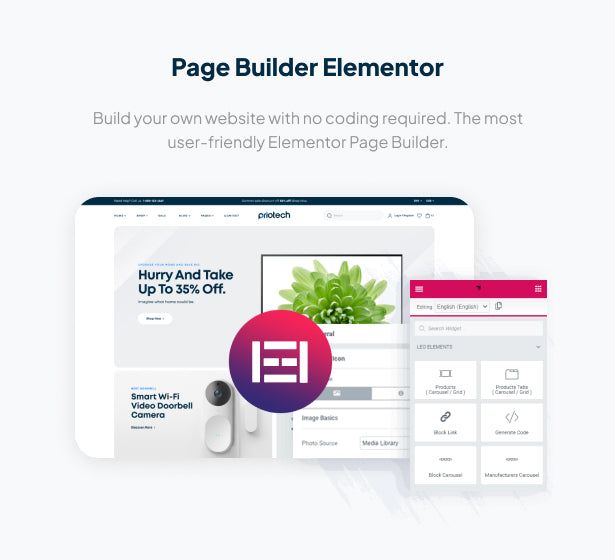 Powerful Elementor Page Builder - Intuitive Live Editor