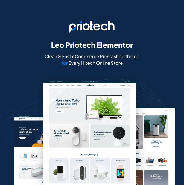 Leo Priotech Elementor - Prestashop 8.x Theme For Every Hitech & Digital Store