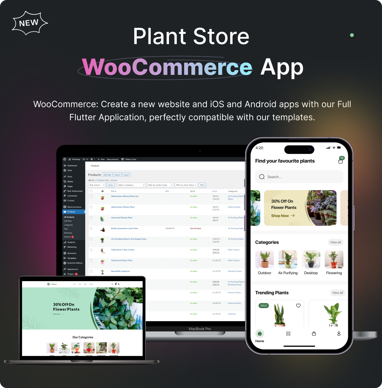 Seed2Plants App Online Plant Store Flutter 3.x code.market