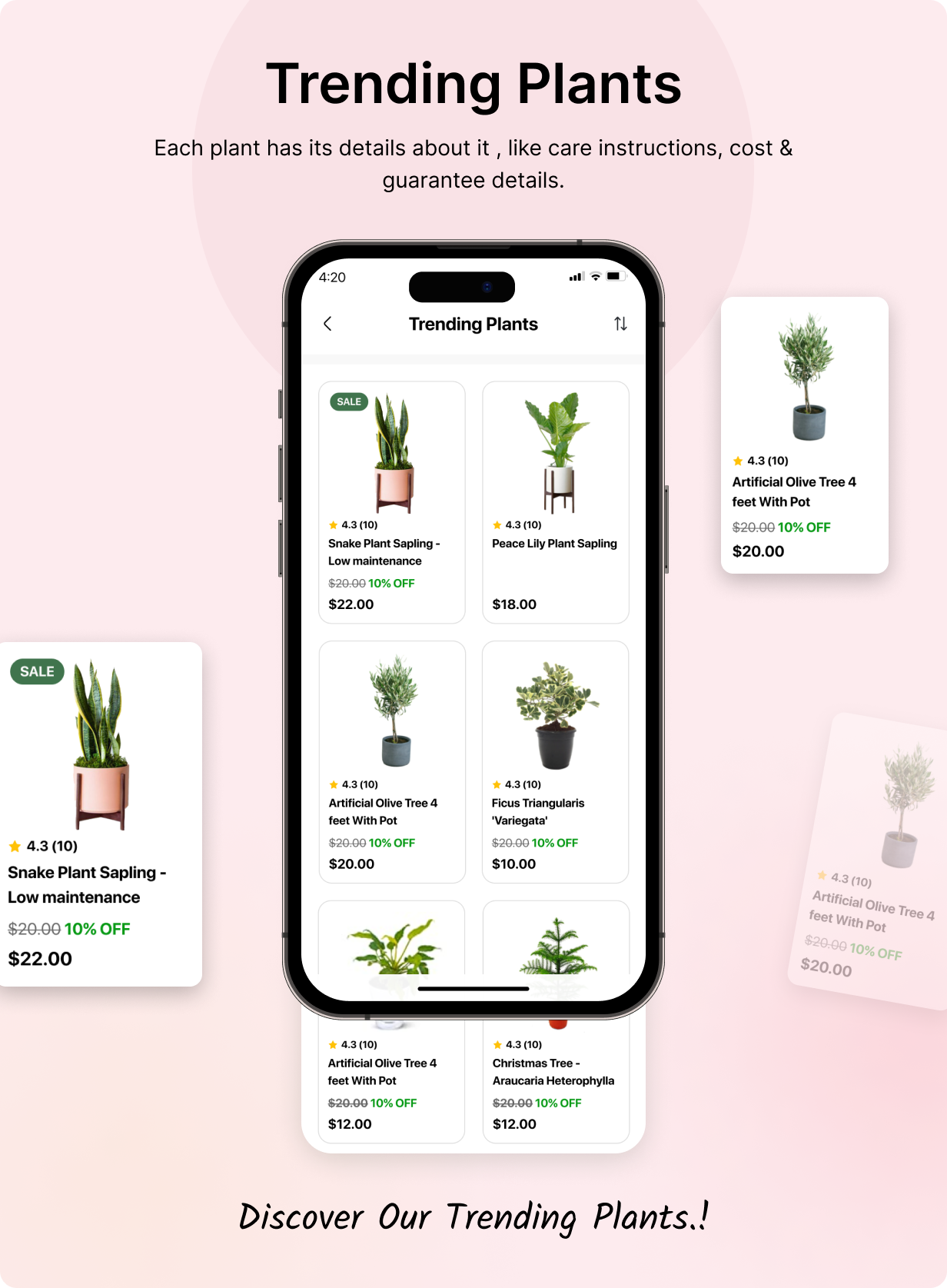 Seed2Plants App Online Plant Store Flutter 3.x code.market