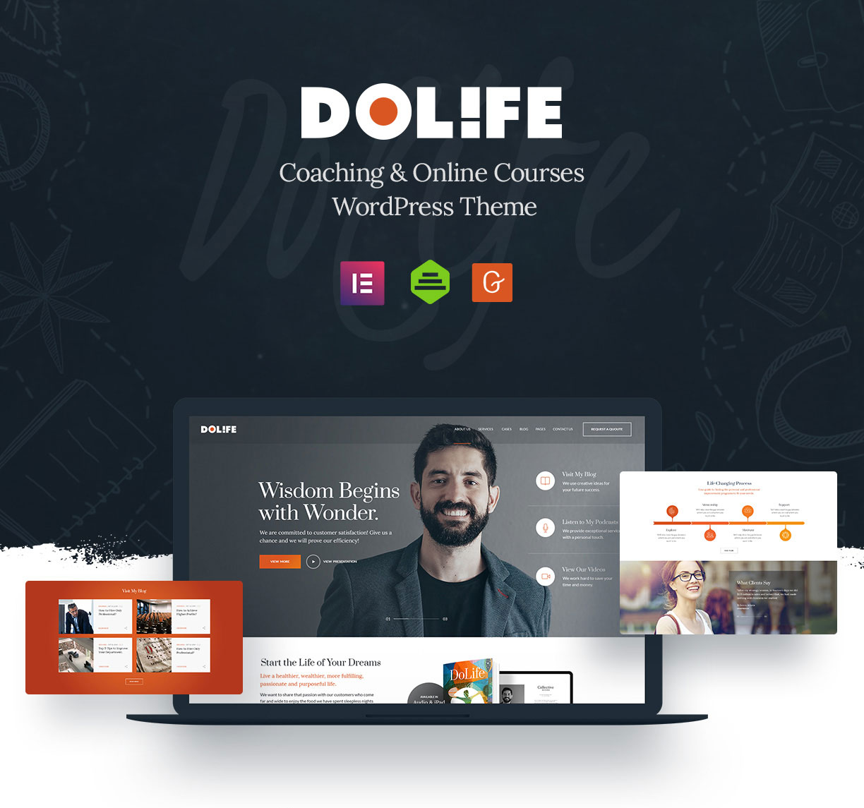 Dolife – Coaching & Online Courses WordPress Theme - 1
