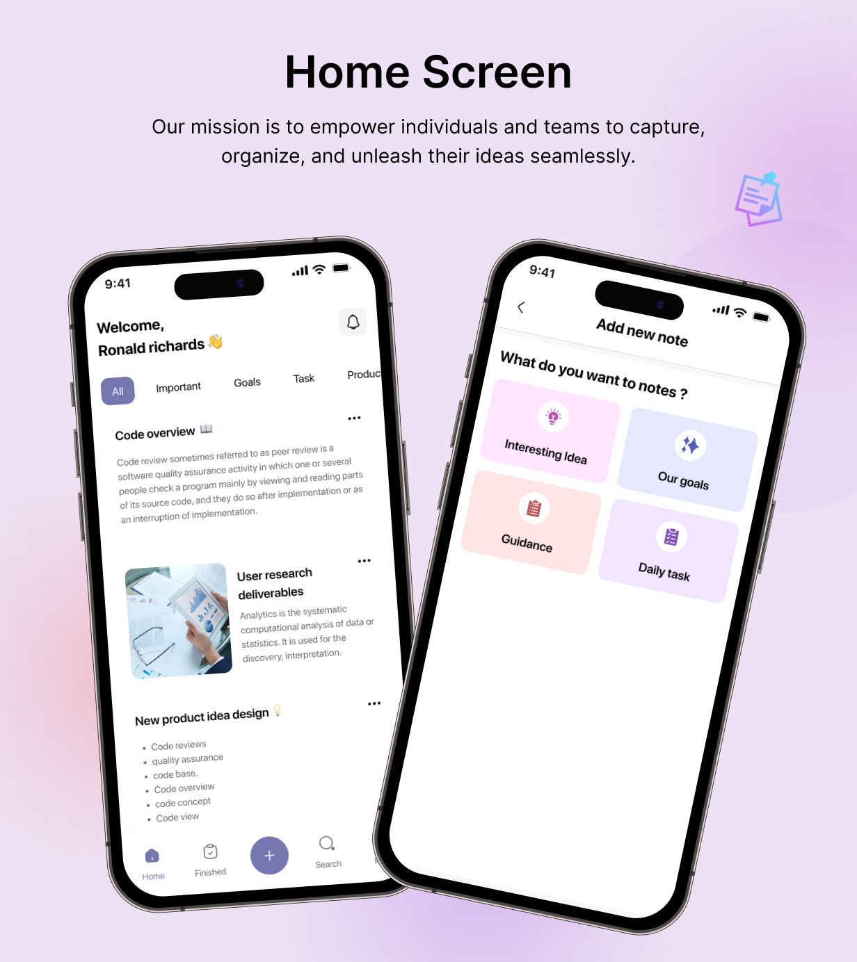 NoteEase template: Note-Taking App in Flutter (Android, iOS) | To-Do List - Schedule Planner App - 8