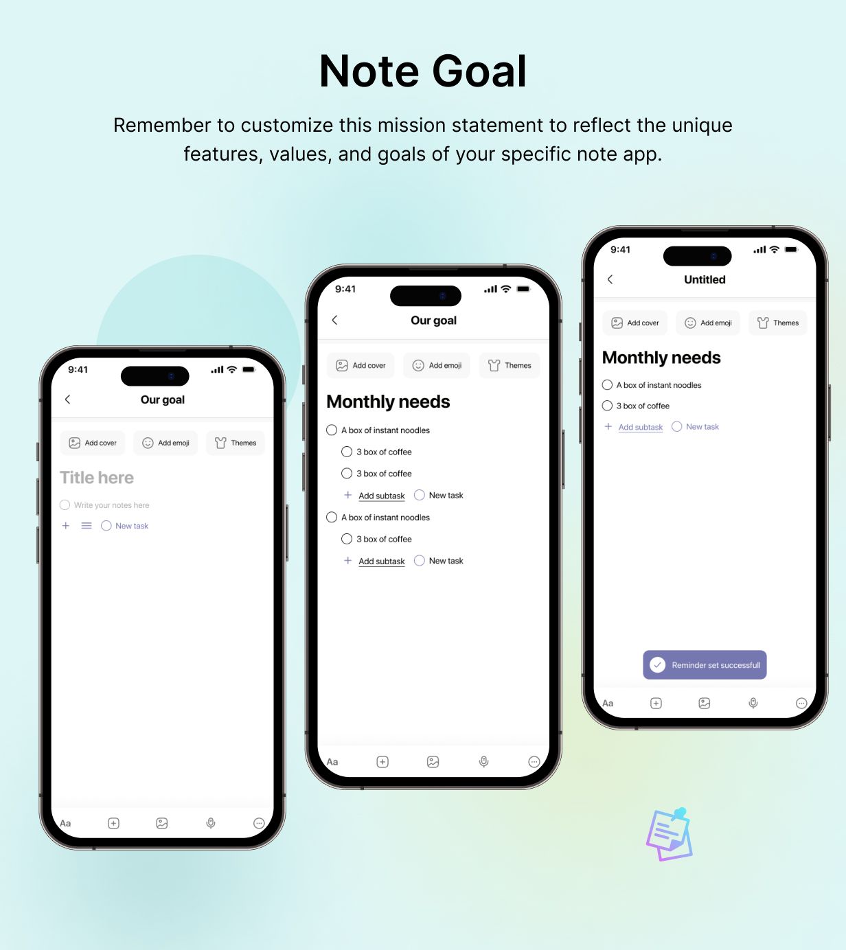 NoteEase template: Note-Taking App in Flutter (Android, iOS) | To-Do List - Schedule Planner App - 10