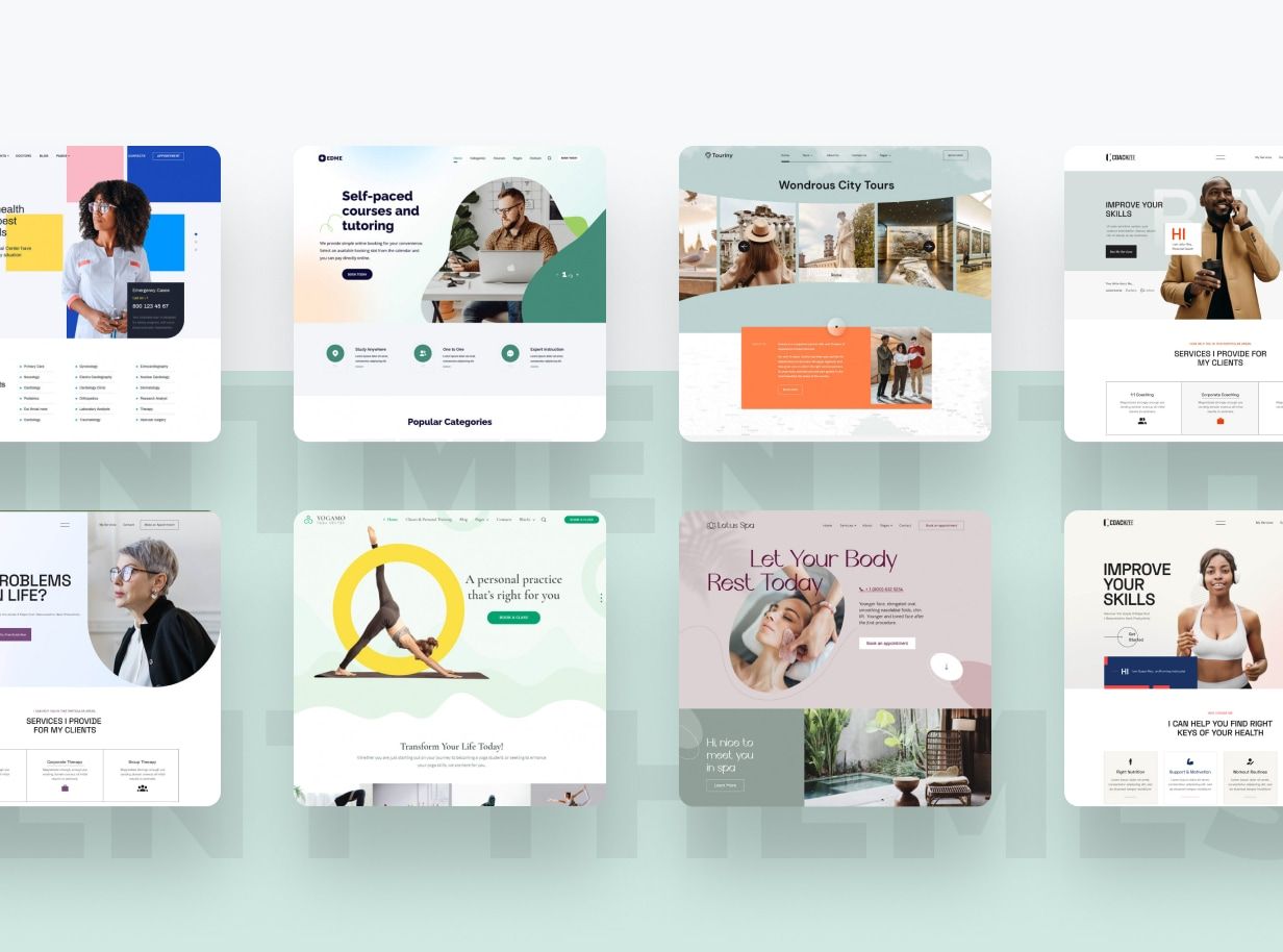 WordPress Booking Themes with the Appointment Scheduling Plugin
