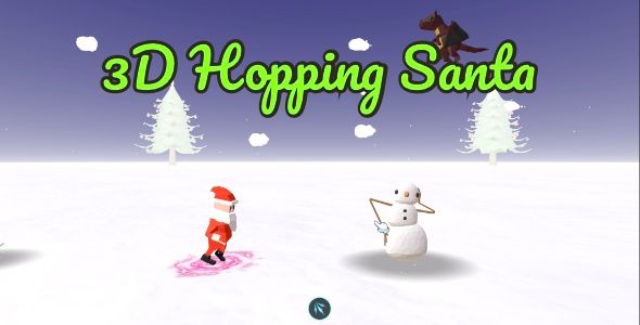 3D Hopping Santa - Cross Platform Hyper Casual Game