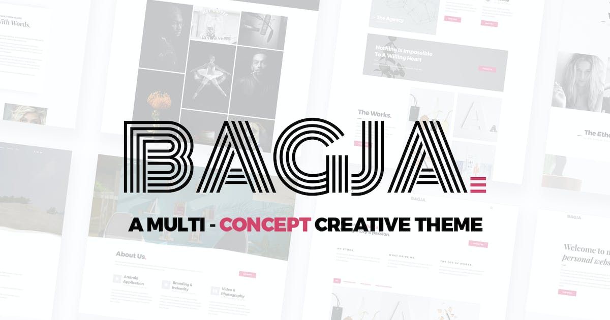 Bagja - Responsive Multi Concept & One Page Portfo