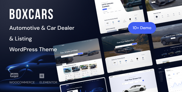 Boxcar – Automotive & Car Dealer WordPress Theme