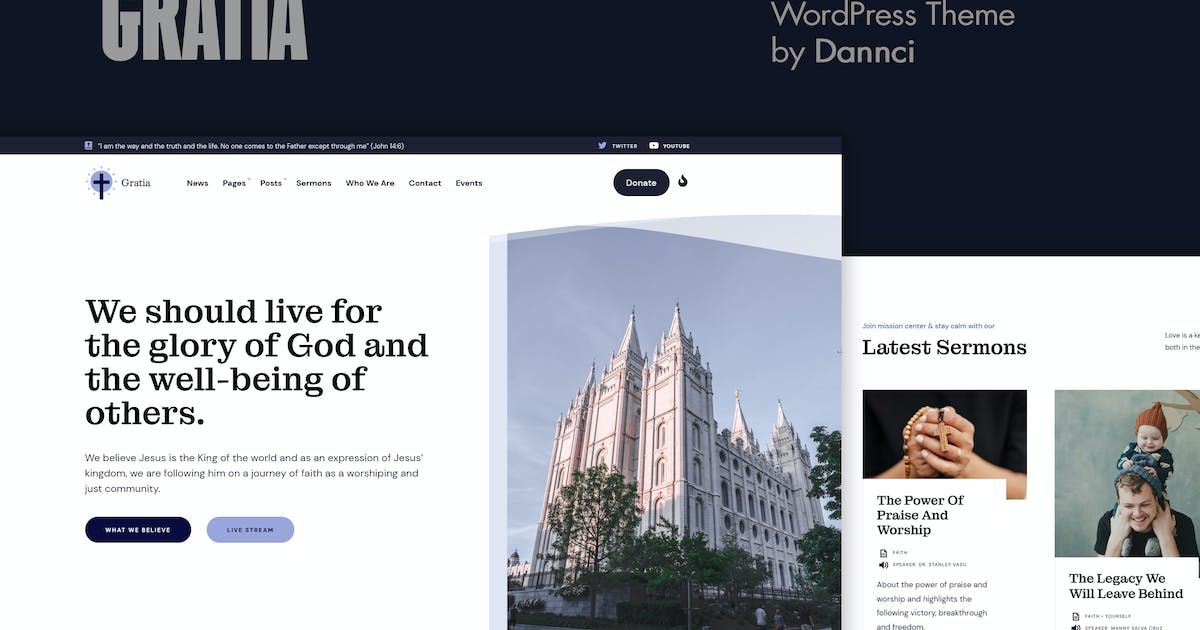 Gratia - Church & Religion WordPress Theme