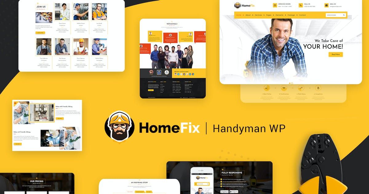 HomeFix - Handyman, Maintenance WordPress Theme