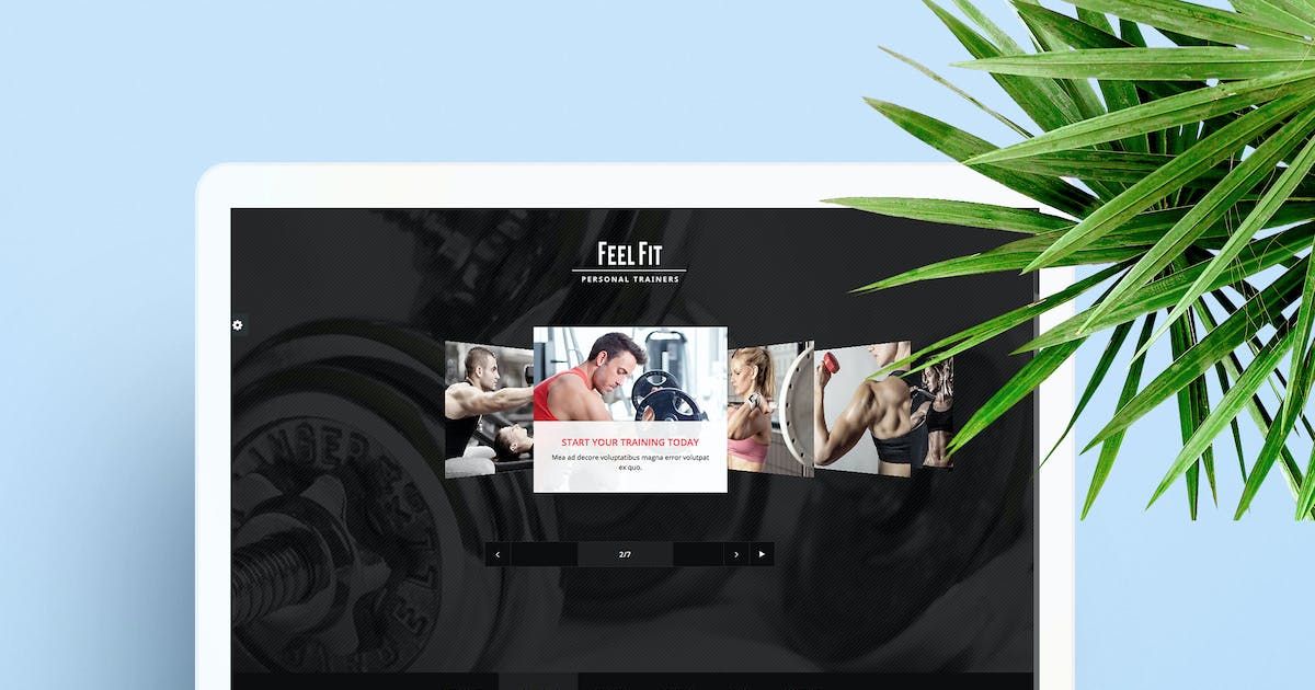 Personal Trainer - One Page HTML5 Template