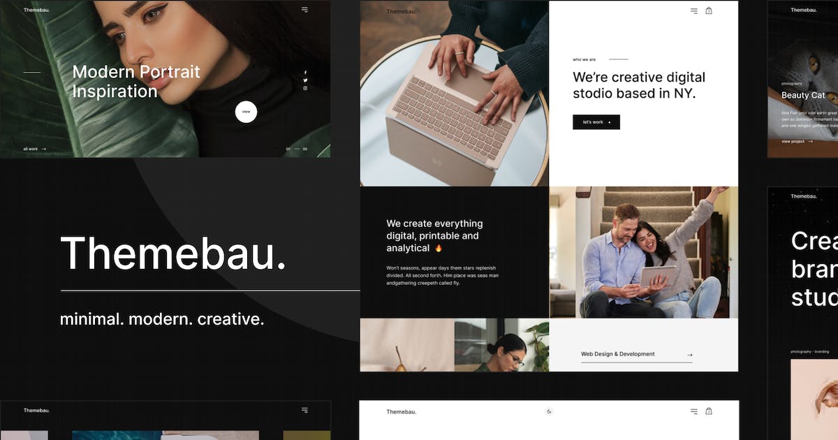 Themebau – Minimal Portfolio & Agency WordPress Th