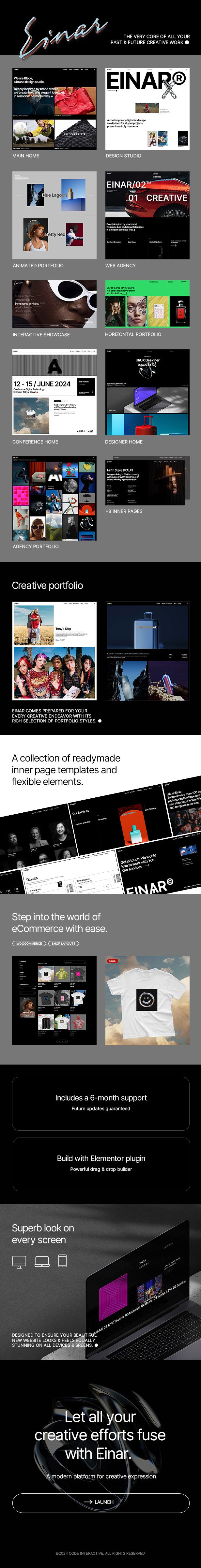 Einar - Design Agency WordPress Theme - 2