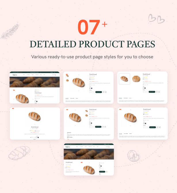 Multiple Product Page Designs